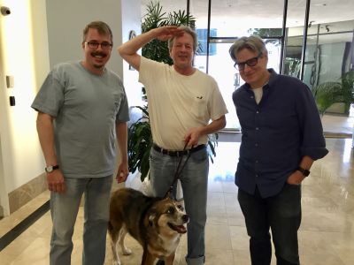  Vince Gilligan, Peter Gould, Jed The Fish Gould, and Alice 