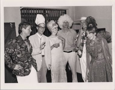 Backstage with The B-52's at The Greek Theater, cir. 1983