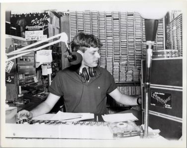 Jed The Fish in the KROQ Control Room, Pasadena 