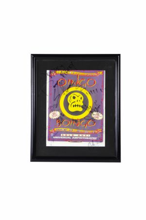 Jed's Oingo Boingo 'Farewell' plaque, signed by the band