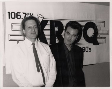 Morrissey and Jed The Fish at KROQ