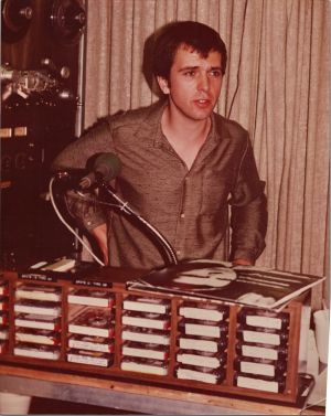 Peter Gabriel at KROQ Pasadena in 1982