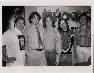 Warren Zevon with Jed The Fish, cir.1980